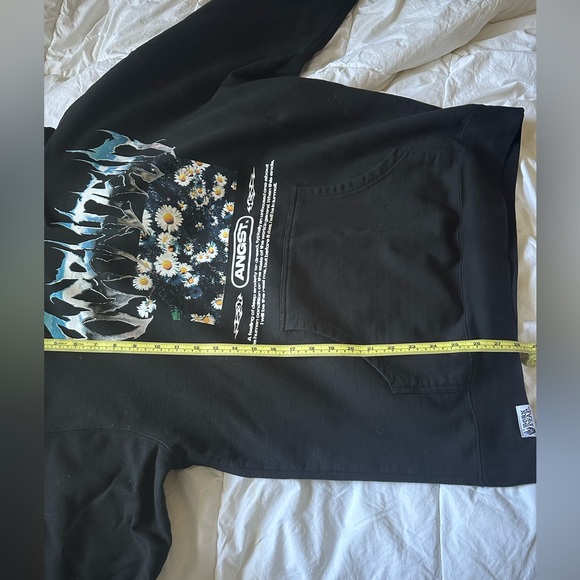 Born Dead Hoodie daisy and chrome graphic angst - Picture 2 of 7